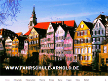 Tablet Screenshot of fahrschule-arnold.de